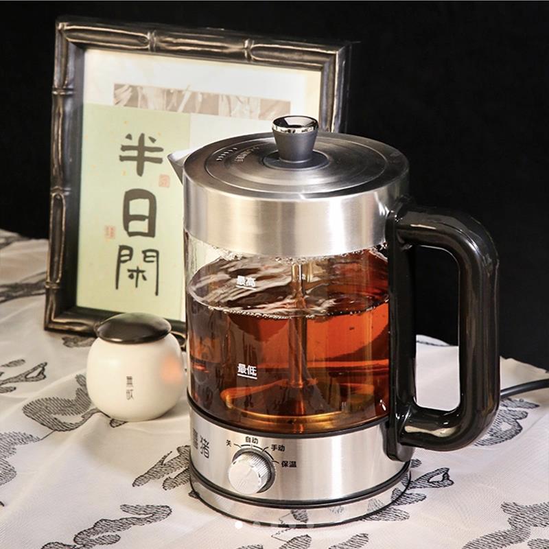 喜猪煮茶器九代蒸汽煮茶壶大容量高温黑茶养生壶全自动保温烧水壶