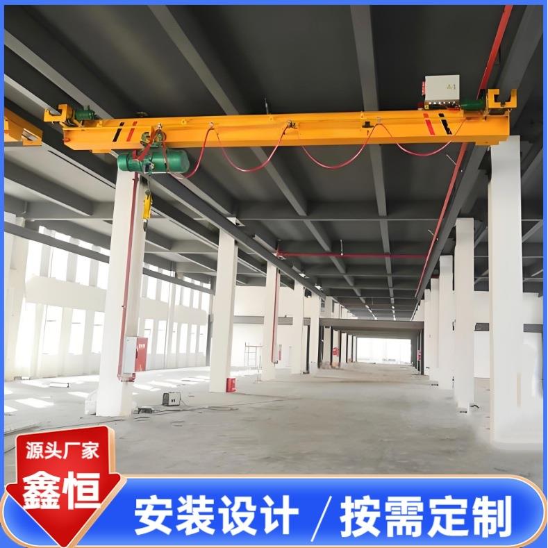 单梁天车1吨2吨吨电动工业无线遥控悬挂单梁航吊 欧式单梁起重机