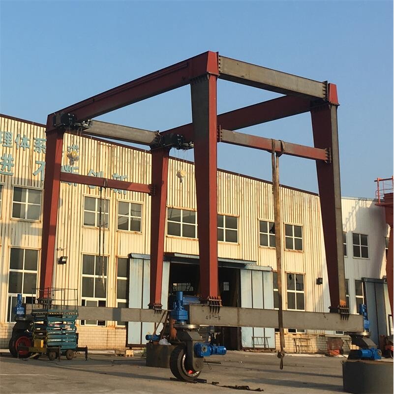 唐山 集装箱运转用轮胎吊 移动式龙门吊 港口用 10t20t30t60t