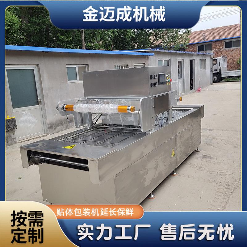 全自动连续包制装机生鱼片体海鲜贴体包269贴装机肉品连续封口机