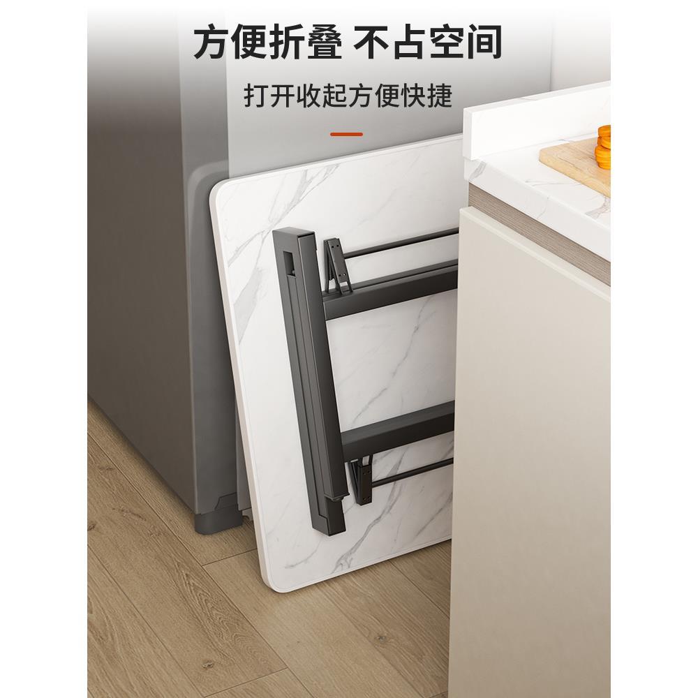 折叠桌子简易家用吃饭小方桌出租房正方形餐桌农村四方桌摆摊矮桌