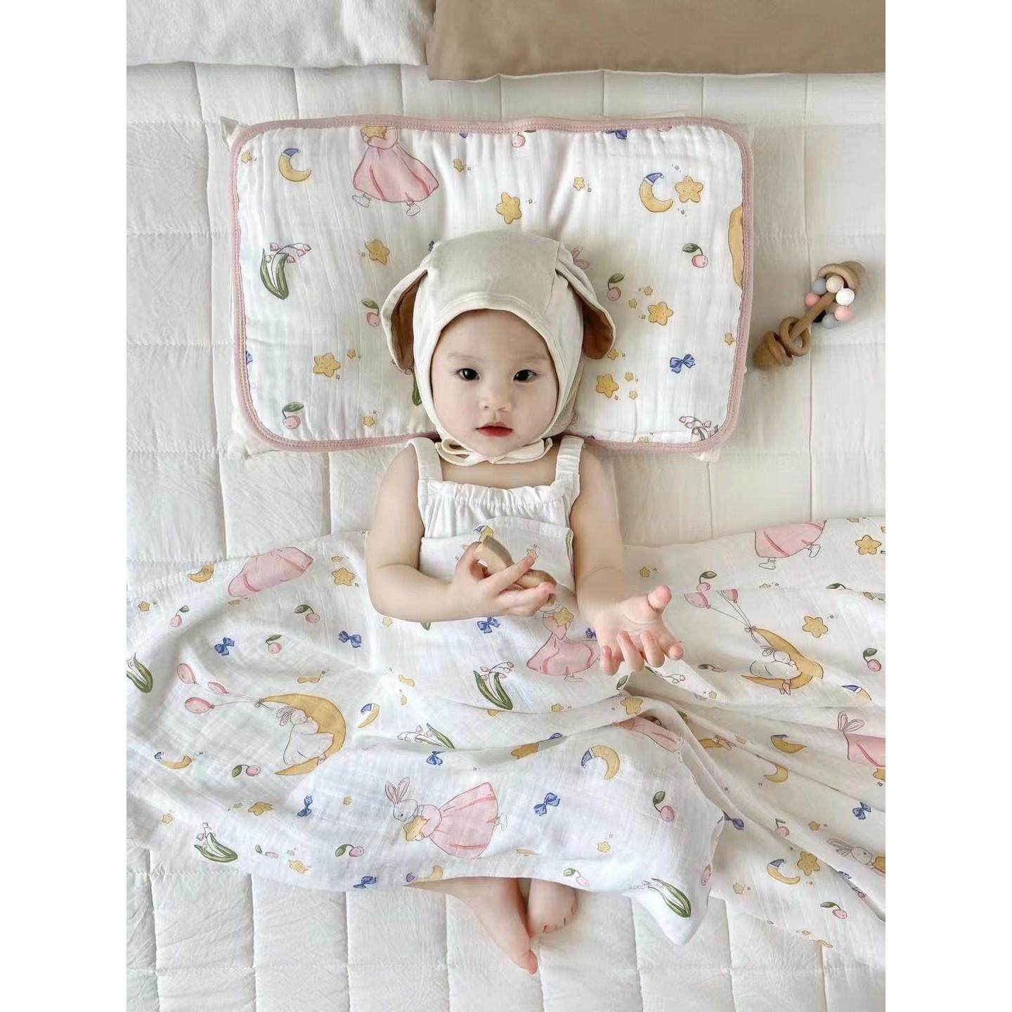 A类宝宝竹纤维双层纱布毯子空调盖毯薄款亲肤透气夏季纯棉午睡毯,床上用品,休闲毯/毛毯/绒毯,淘宝优惠券,粉丝福利购,淘宝优惠卷