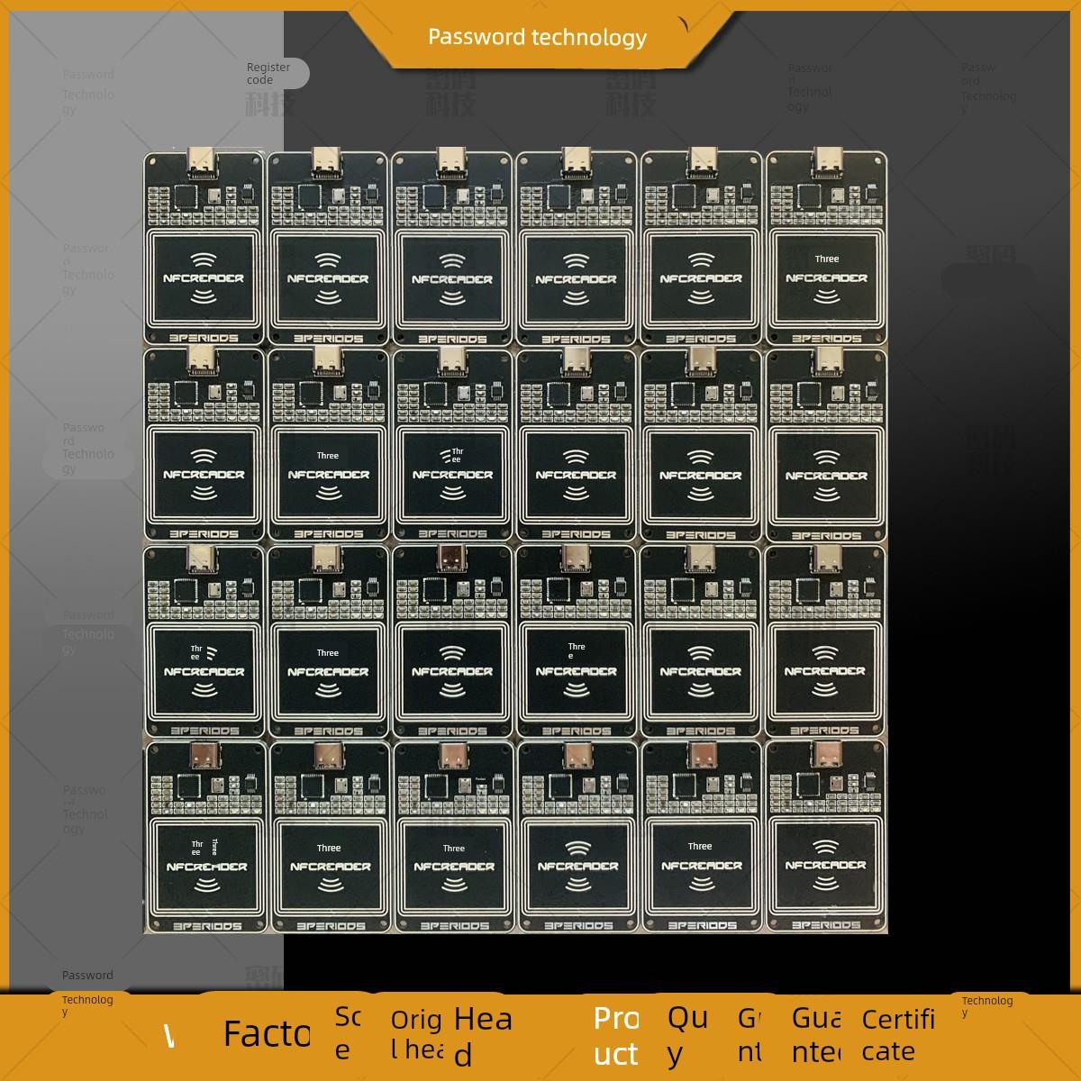 Pcr532读卡器NFC读写IC卡模拟手机手环覆制三代无漏洞门禁电梯卡