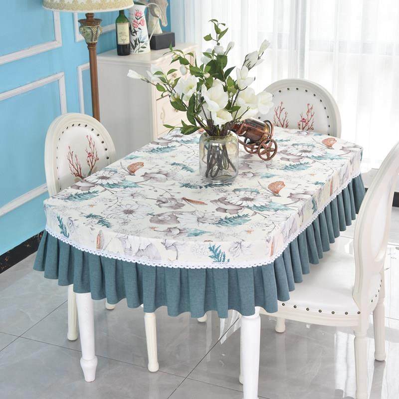 简约现代餐桌套罩全包椭圆形餐桌布椅套椅垫套装家用布艺茶几台布,居家布艺,桌布,淘宝优惠券,粉丝福利购,淘宝优惠卷