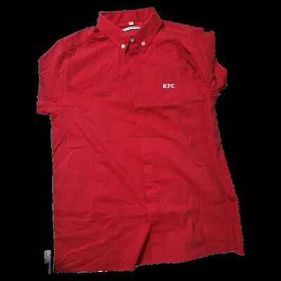 肯德基工作服肯德基员工服装肯德基工作服短袖衬衫管理小组t恤制