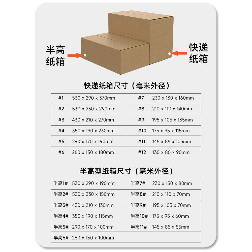 【4号纸箱整袋】快递打包箱子源头工厂五3层特硬瓦楞纸盒定做