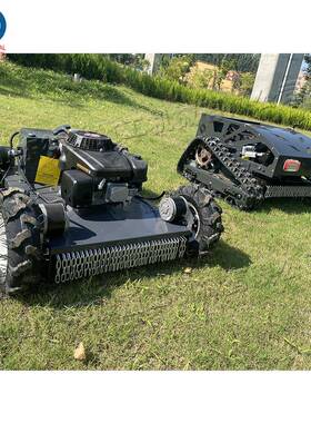 无续航农用遥控割草限机o Robtic Lawnmowe履r 带式汽油140除草机