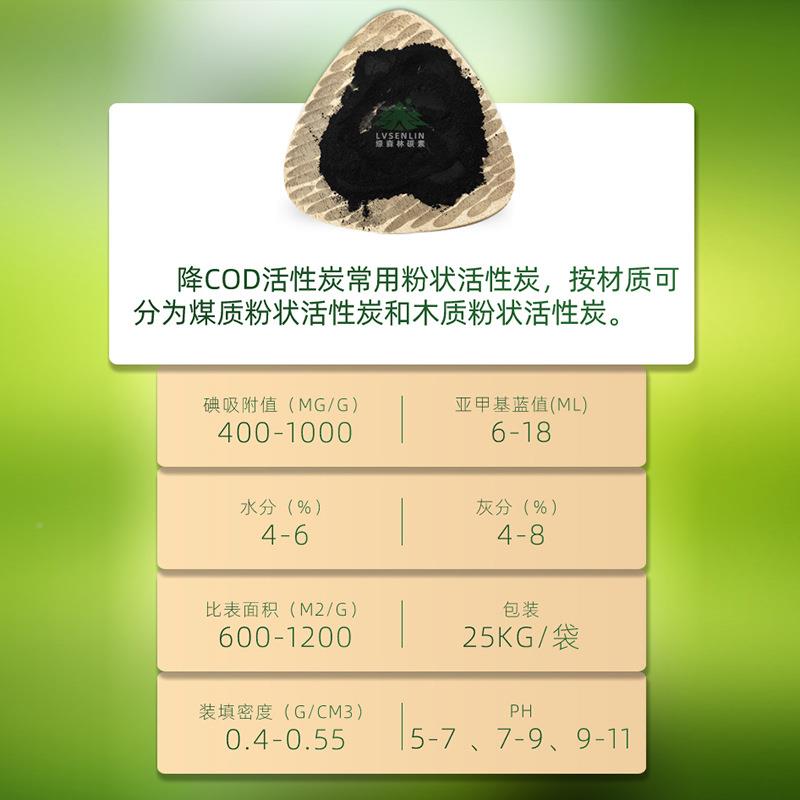 煤活质粉状活性 工化业废水处理脱色污水降COD用粉状156炭性炭现