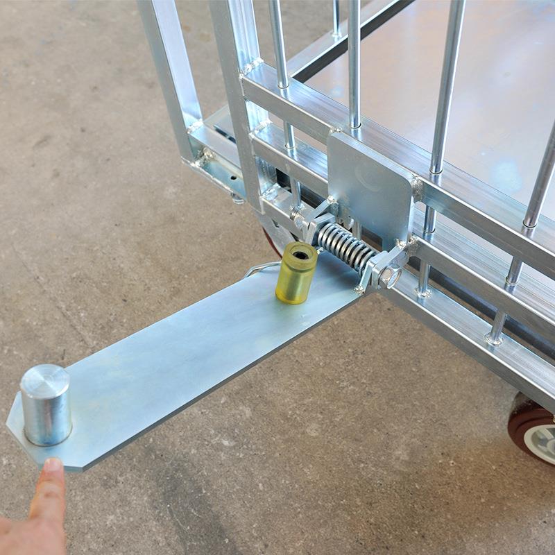 通润动物流面台车三围栏U型推物流运输快递转运台车TORIN(通移车