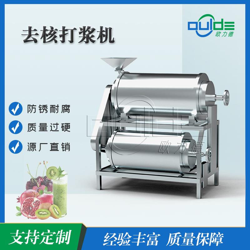 厂家供应MDJ1/2不锈钢大型商用樱桃枇杷芒果黄桃去核去籽打浆机