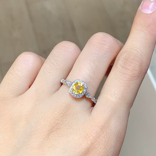 【地大珠宝】旺财转运宝石戒指女