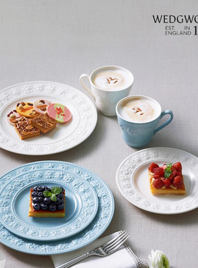 WEDGWOOD威基伍德 欢愉假日树莓欧式陶瓷20cm 27cm中餐西餐盘家用