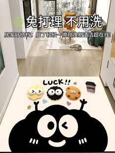 入户门皮革地垫免洗可擦易打理脚垫玄关进门防滑地毯新款入门门垫