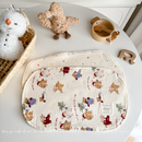 八层纱棉ins婴儿纯棉云片枕新生儿拍嗝巾平枕宝宝防吐奶枕垫枕