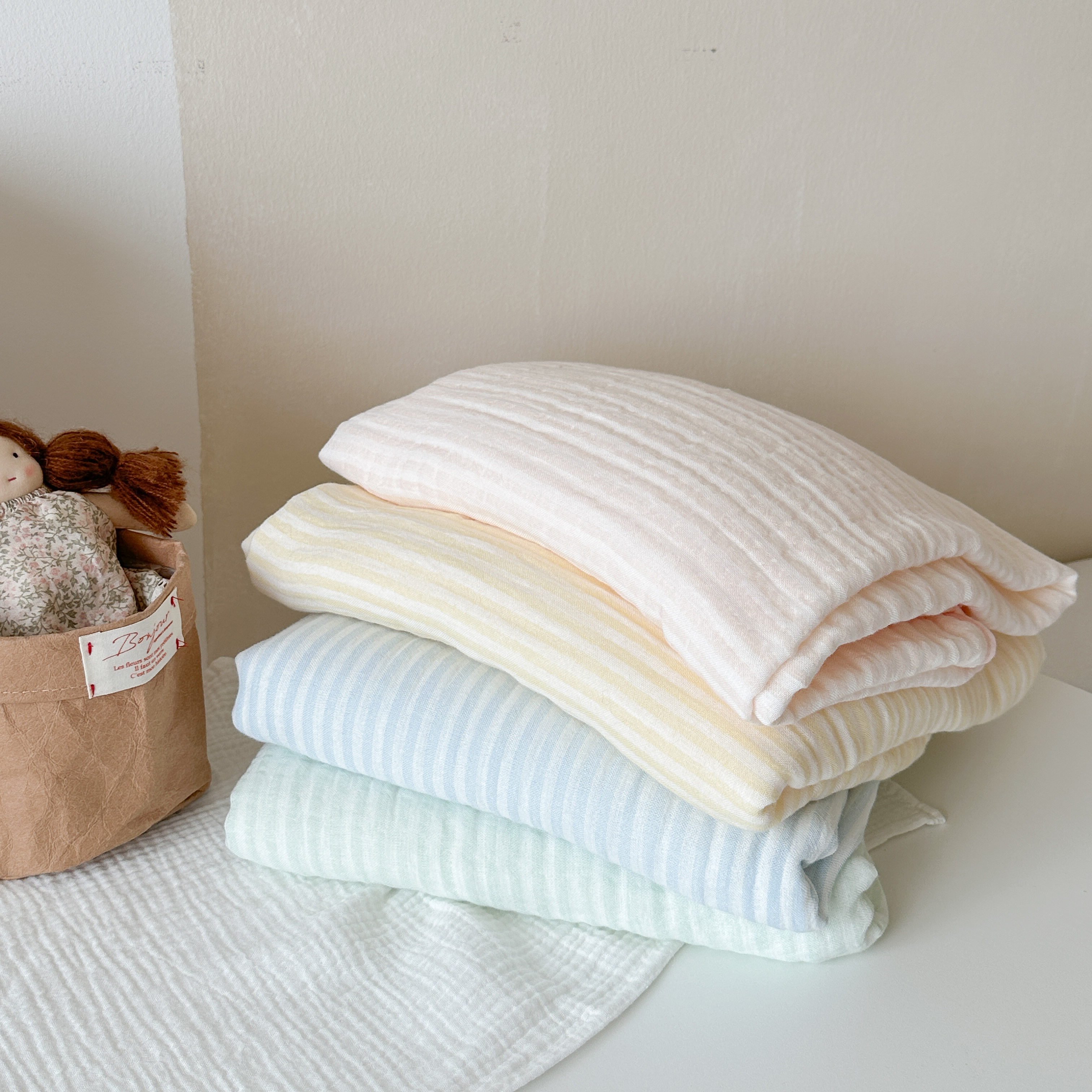 婴儿浴巾新生超软宝宝竹棉纱布儿童毛巾洗澡浴袍吸水不掉毛