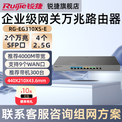 锐捷千兆有线路由器2025M路由器