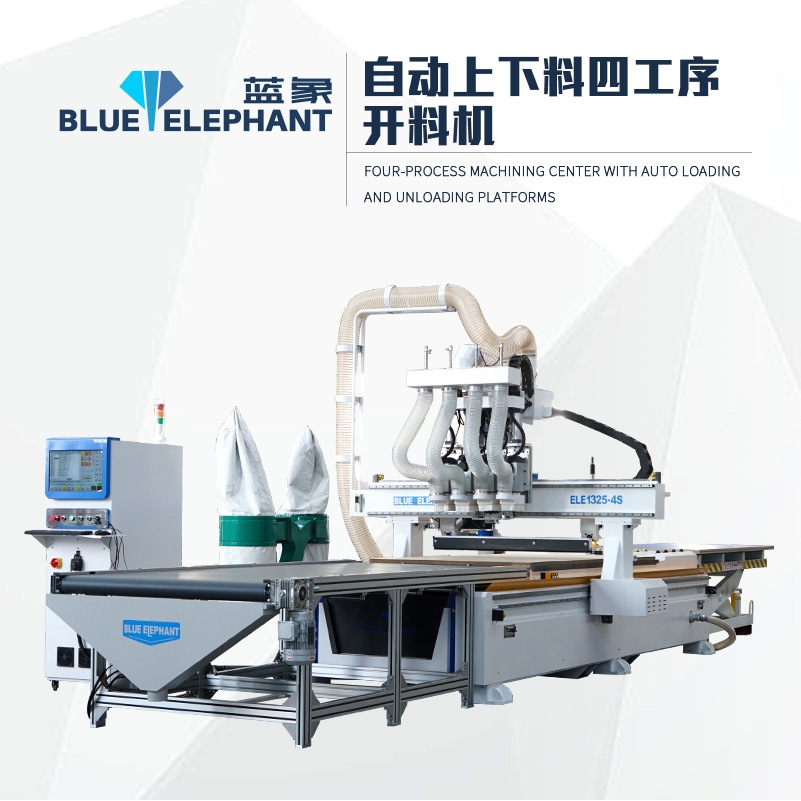 板式家具专用全自动木工加工开料设备 全屋定制生产线 蓝象数控