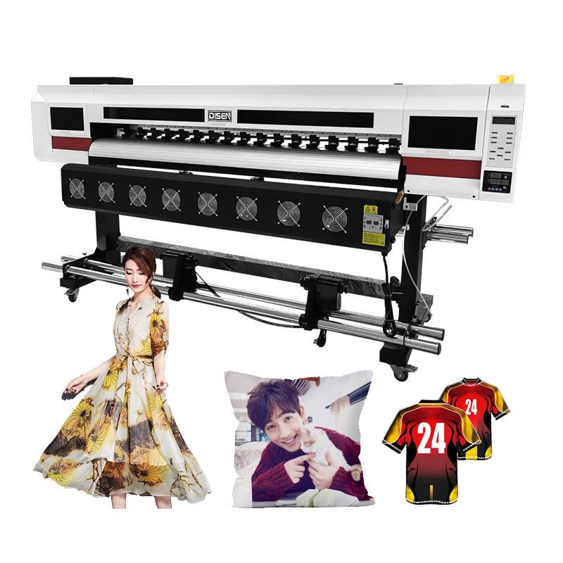 1.8米双头数码热升华印刷印花打印机 纺织涤纶面料图案印染印花机