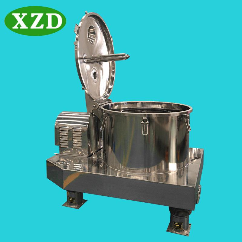 psb800平板上部卸料洁净型离心机 不锈钢吊带蔬菜食品加工脱水机