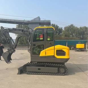 挖掘机农用开沟多功能家用挖土机小型挖掘机 全新吨履带式