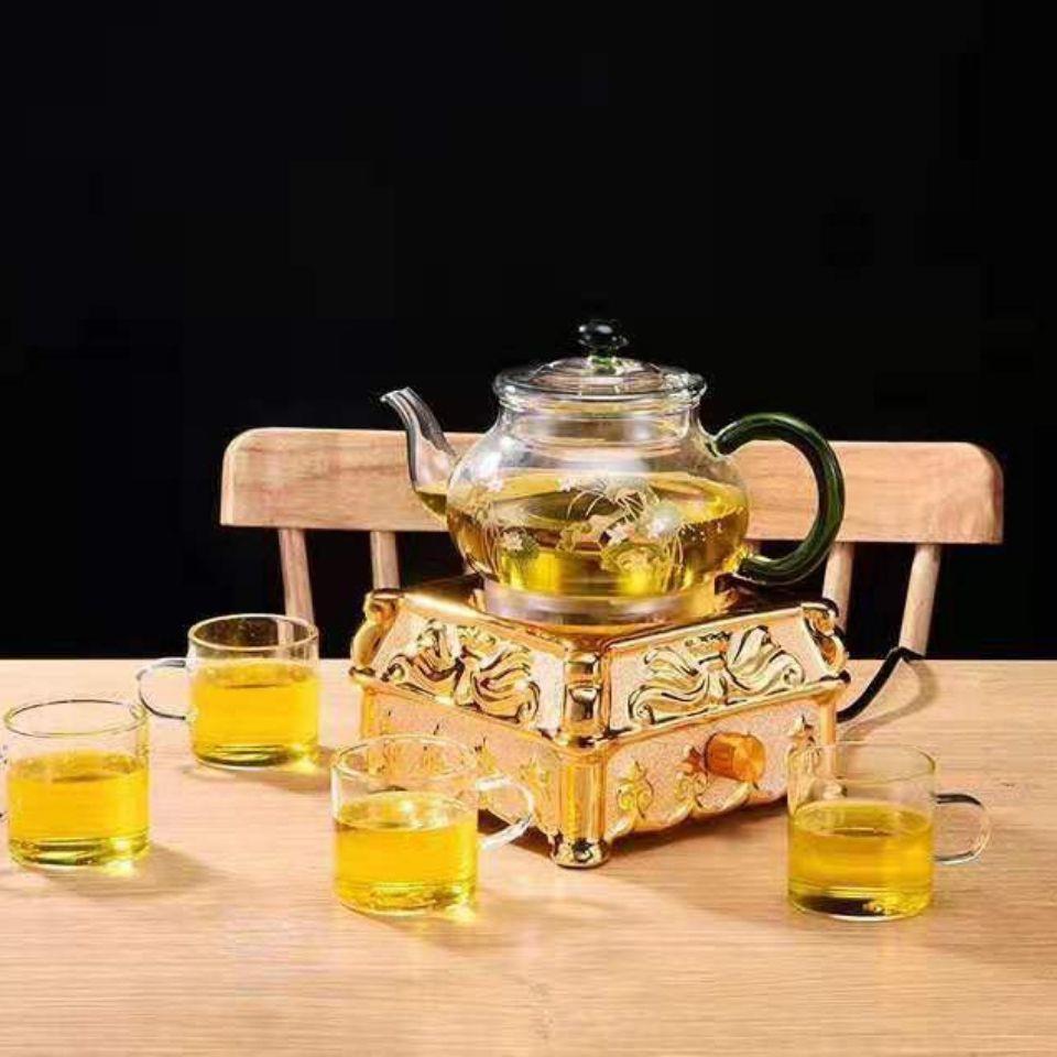 玻璃茶具家用煮茶器蒸汽煮茶加厚耐热煮茶具功夫U茶具家用蒸汽壶