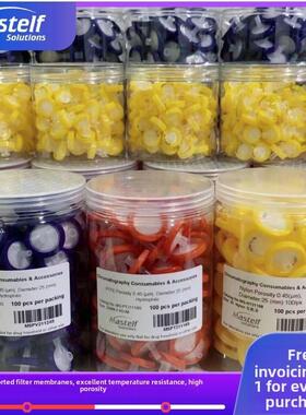 进口膜一次性针头过滤器过实验室滤头PTFE,NYLON/尼龙PVDF100祇装