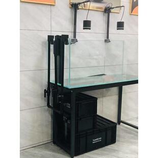 11鱼缸底滤箱免打孔改虹吸管溪流缸下过滤滴流盒水族箱底滤周转箱