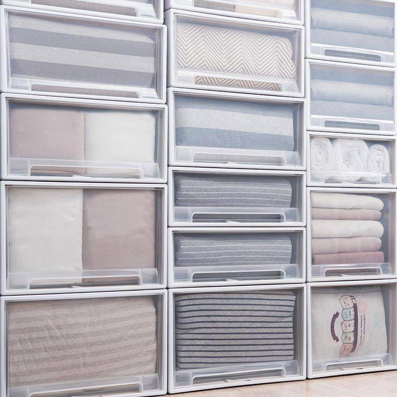 收纳箱塑料抽屉式收纳盒衣柜收纳抽屉内衣整理箱衣服衣物收纳柜子,收纳整理,收纳箱,淘宝优惠券,粉丝福利购,淘宝优惠卷