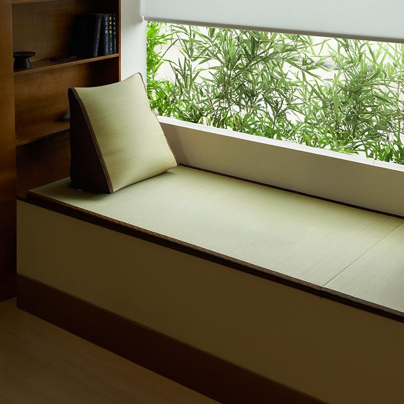 绘家「小雅」飘窗垫日式椰棕定制加热榻榻米坐垫睡垫阳台午休垫子