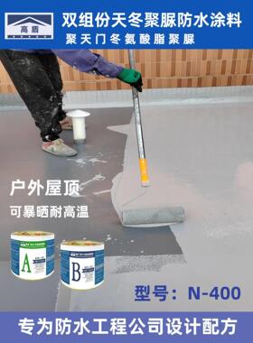 高盾N400天冬聚脲防腐防水涂料屋顶露台混凝土金属面长效耐候系统