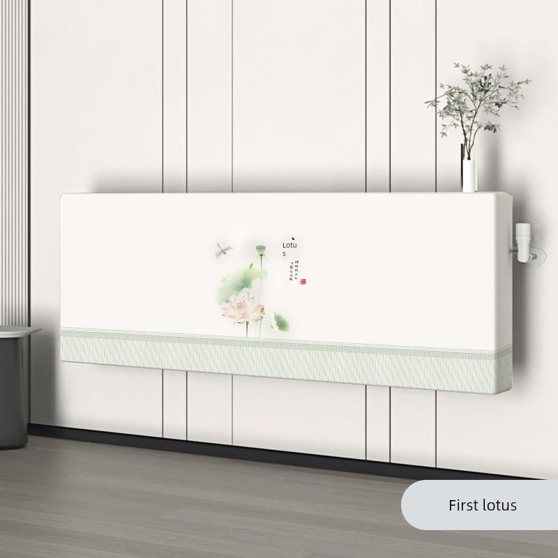 定做新旧散热器防尘罩家用弹性布全包铸铁挡块防发黑罩布装饰布