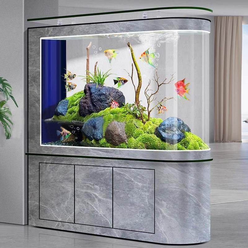 轻型豪华子弹鱼缸客厅隔断屏风懒大中型创意懒人无水换生态水族馆,宠物/宠物食品及用品,桌面缸,淘宝优惠券,粉丝福利购,淘宝优惠卷