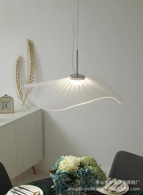 北欧餐时厅吊灯简约现代创意116荷草尚帽灯设计师艺术书房卧室吊