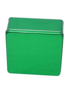 定保品马形口铁盒包装 正方饼干健月T-1022B饼礼品翻盖铁盒定制