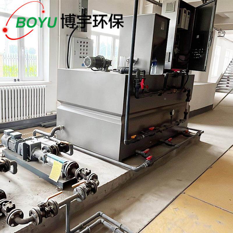 高BYJY-100钾投加系酸统三腔全锰自动溶系药制备统配药机
