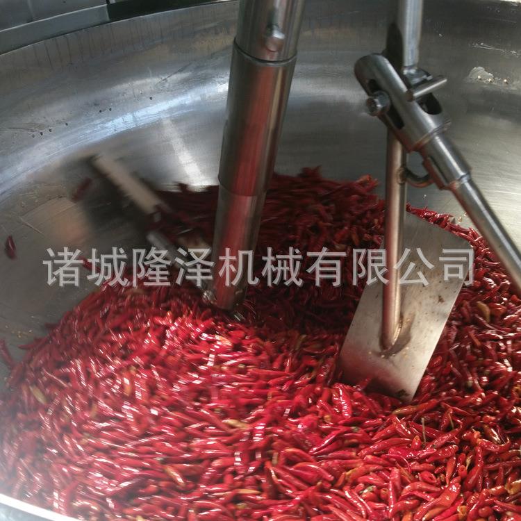 全锅自动麻辣鱼调料搅拌锅-卤加味火底料炒机-电磁热地摊火锅料机