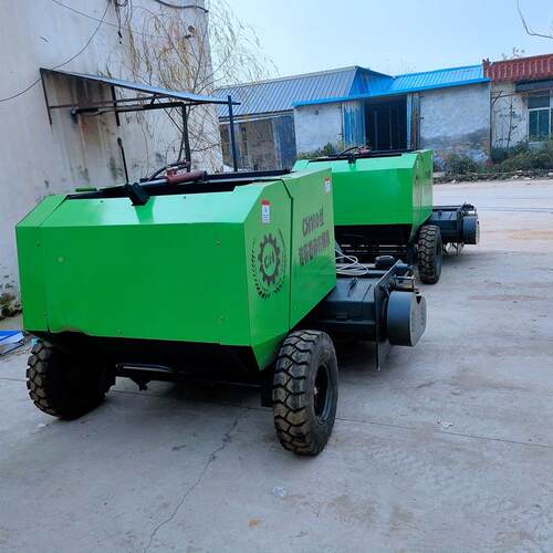 秸捡180型打拾圆秆打捆机180型捆秸粉碎打捆小型秸秆打包圆捆秆机