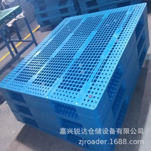 网格强双面塑车料托盘全新盘料叉托塑料卡板YHE承重防潮板现货