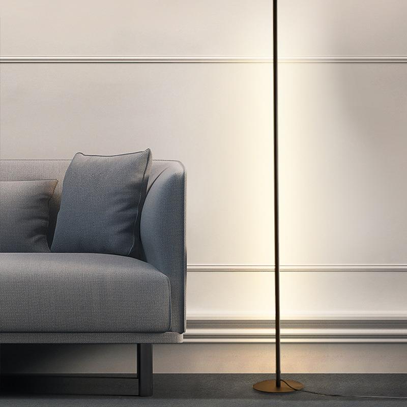 可调光落地灯欧北代现极LE71D线条落地灯直播背景灯客厅卧室书简