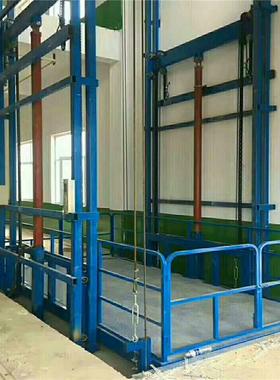 定制导电动液机WHH压升降平台货物提升吨2吨3吨45吨简易轨式升降