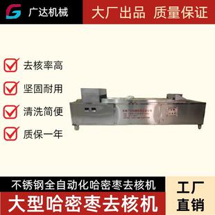 广达大型自动化哈密枣红枣大枣去核挖核机304不锈钢核肉分离器