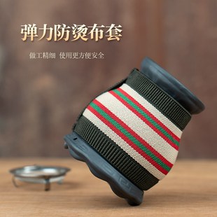 砭石火龙罐中医能量莲花艾灸罐美容院家用刮痧走罐艾炙盒器具