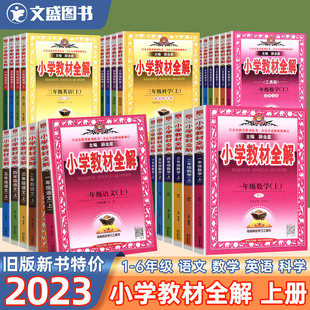 部编PEP北师大一二三年级四五六同步工具书1 语文数学英语科学人教版 6上册课堂笔记 新书特价 小学生教材全解薛金星主编2023年旧版