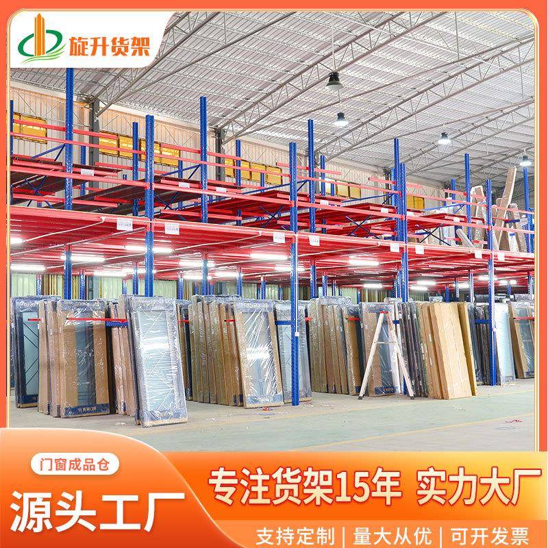 多层仓储悬臂式货架重型工业长料铝材管材专用托臂阁楼储物架