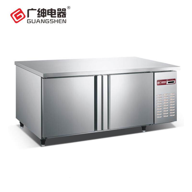 5广绅 1.米式冷藏保家鲜柜 商用冷柜 冰柜卧冰箱冷藏工作台厂直销