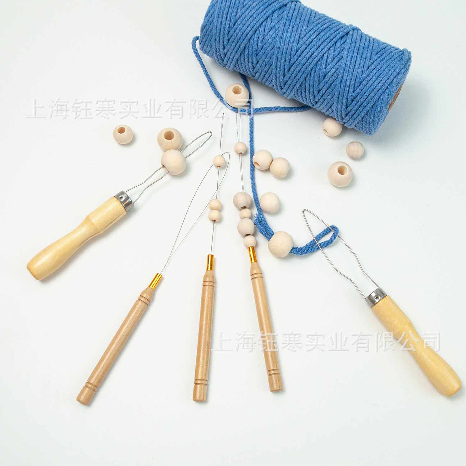 五支装Macrame 编绳串珠穿线器 木柄穿线器 引线器 串珠器木柄