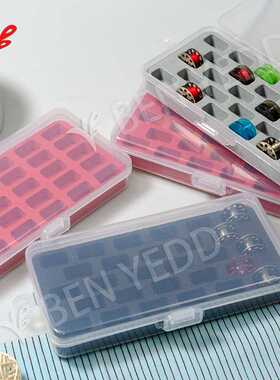 BEN YEDD可挂式易携带梭芯收纳盒线芯收纳盒卡扣式带透明塑料梭芯