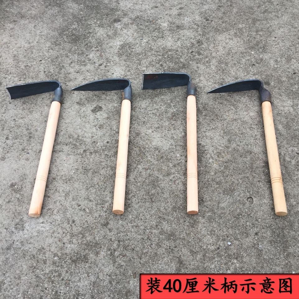 两用小锄头种菜锄带把翻土铁小挖冬笋小锄头锰钢栽菜除草