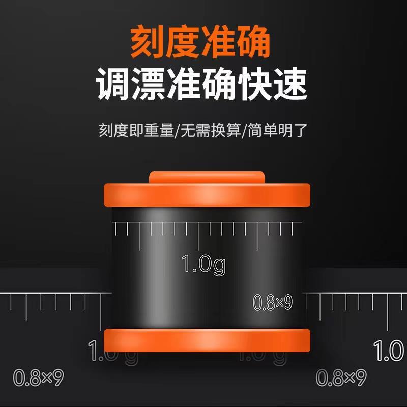 10卷铅皮卷克度刻度组合铅坠铅皮快速铅钓鱼环保精度渔具用品大全