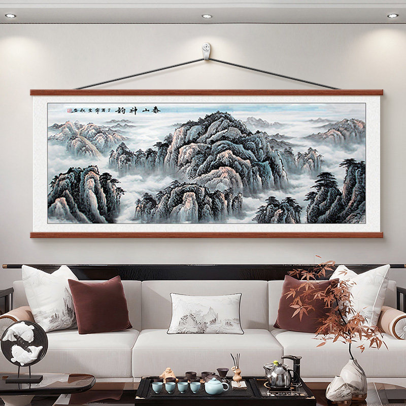 有山无水泰山神韵办公室装饰画